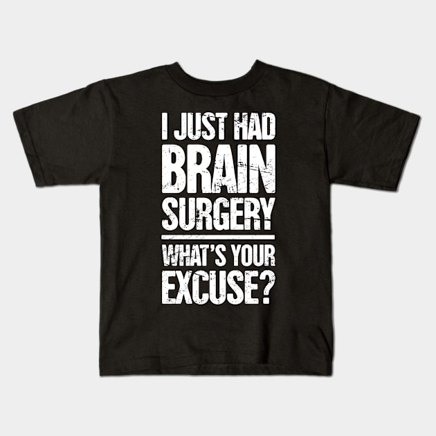Spinal Fusion - Spine Back Surgery Get Well Gift Kids T-Shirt by Wizardmode